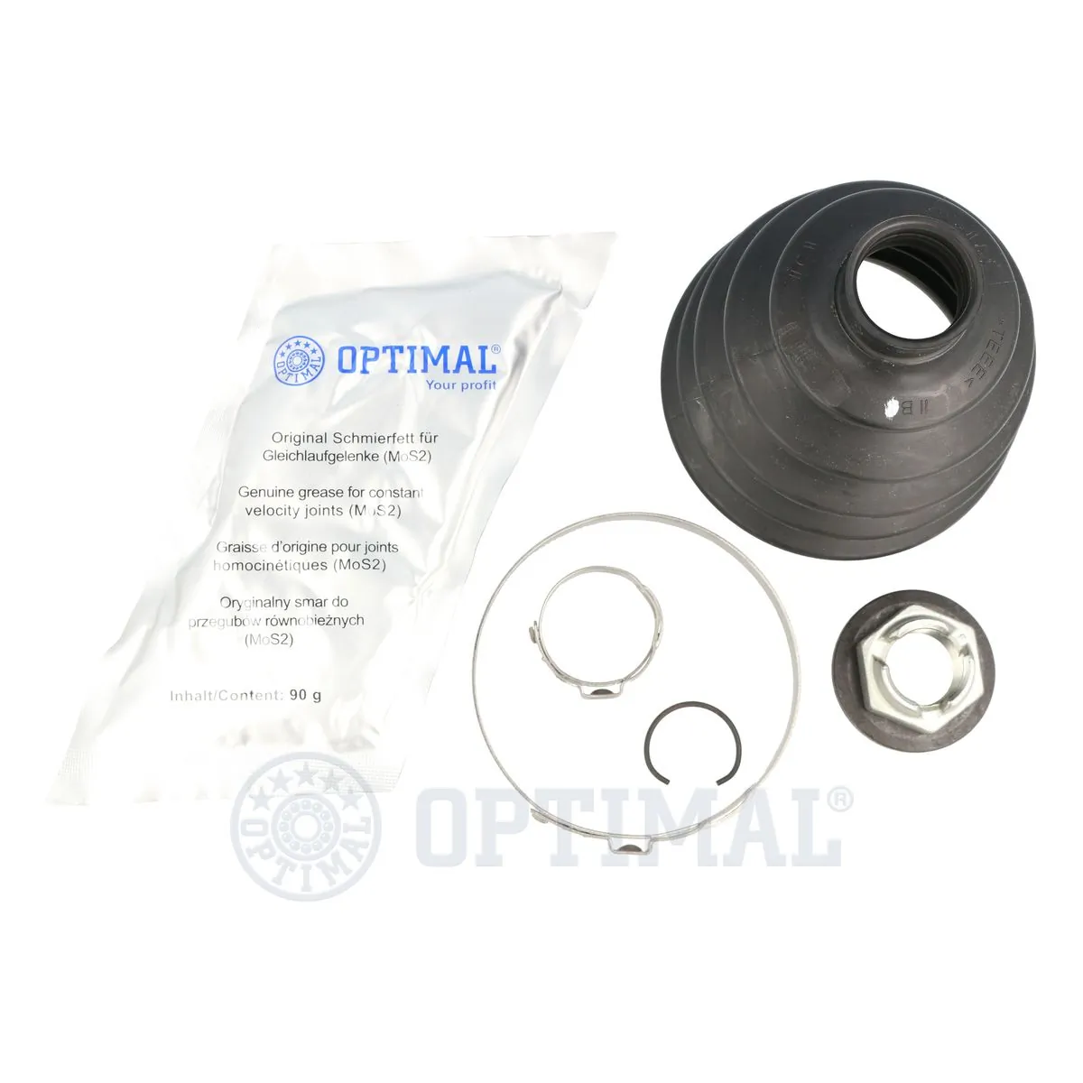 Bota de proteção externa de junta homocinética do semieixo dianteiro Ford TS236