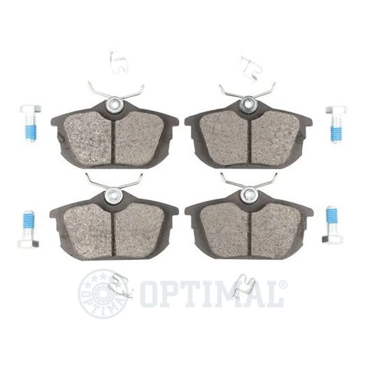 10208 Optimal Sapatas do freio traseiras de disco