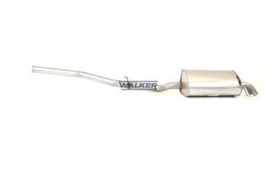 Silenciador, parte traseira para Mercedes C  W203