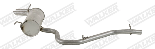  Silenciador, parte traseira Skoda Yeti SUV (5L) (2009 - 2017) 