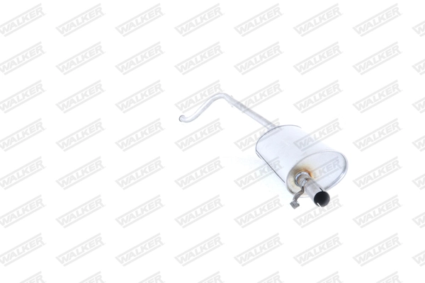 7550388 Fiat/Alfa/Lancia Silenciador, parte traseira