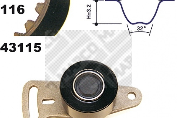 Correia do mecanismo de distribuição de gás, kit Peugeot 505 preço, a partir de 80,44 USD