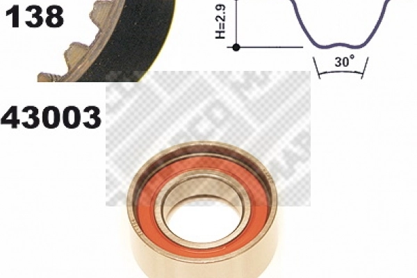 Compre Correia do mecanismo de distribuição de gás, kit Fiat Tempra 