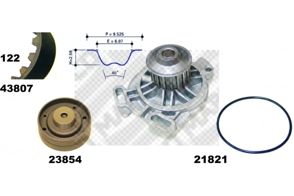 Correia do mecanismo de distribuição de gás, kit LUK 530015330 preço, a partir de 129,90 USD