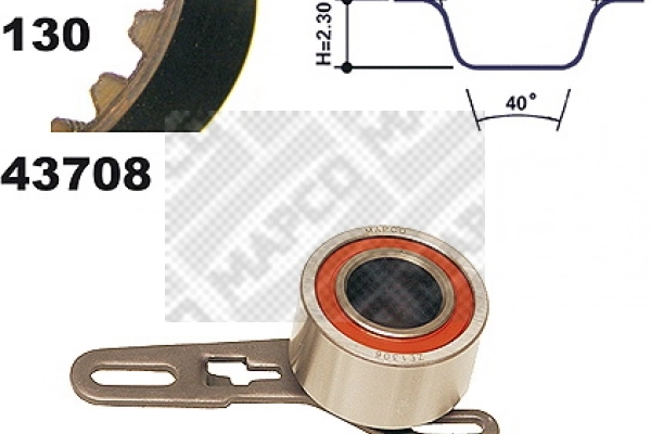 Compre Correia do mecanismo de distribuição de gás, kit Ford Transit 3