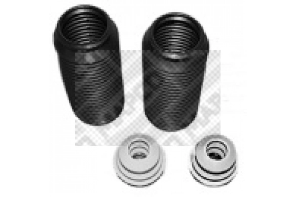 Pára-choque (grade de proteção) de amortecedor traseiro + bota de proteção para Mazda 323 
