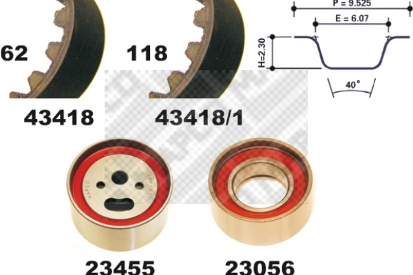 Correia do mecanismo de distribuição de gás, kit Peugeot/Citroen 831Q2 preço, a partir de 28,17 USD