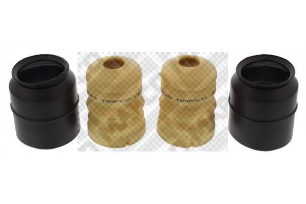 Pára-choque (grade de proteção) de amortecedor traseiro + bota de proteção BMW 7  E65, E66, E67