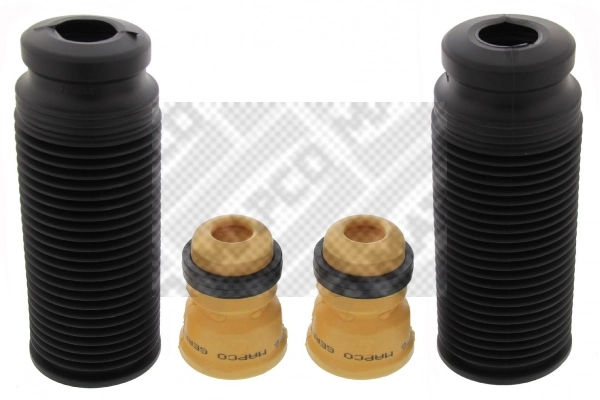 Pára-choque (grade de proteção) de amortecedor traseiro + bota de proteção para Volkswagen Touareg 7P5, 7P6