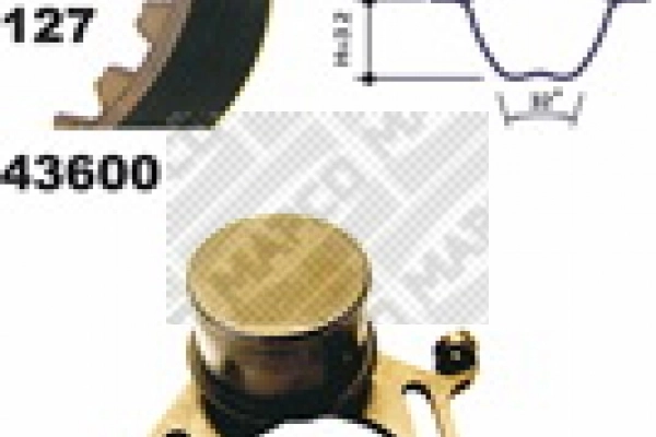 Correia do mecanismo de distribuição de gás, kit KTB215 Dayco