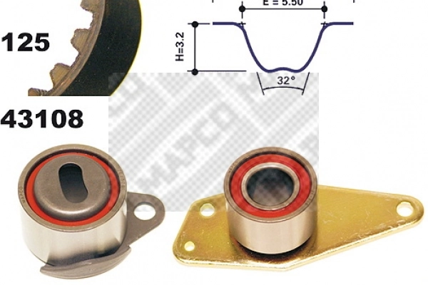 Compre Correia do mecanismo de distribuição de gás, kit Renault 21 