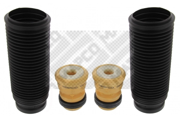  Pára-choque (grade de proteção) de amortecedor traseiro + bota de proteção Volkswagen Touareg II SUV (7P5, 7P6) (2010 - 2017) II