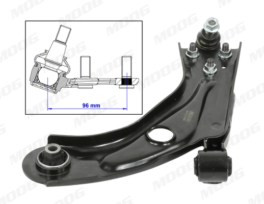 Compre 9846329780 Peugeot/Citroen Braço oscilante inferior esquerdo de suspensão dianteira