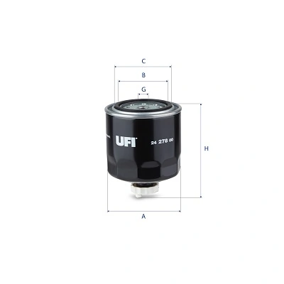 Filtro de combustível 84217953 NEW Holland