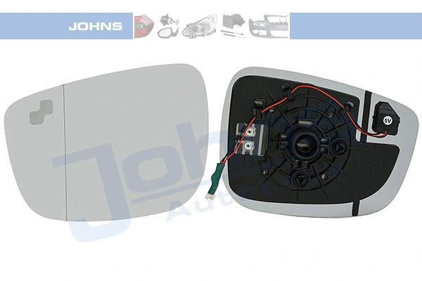 DB2S691G7 Mazda Elemento espelhado do espelho de retrovisão esquerdo
