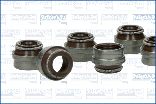 57005000 Ajusa Vedação de válvula (coletor de óleo), admissão/escape, kit para um motor