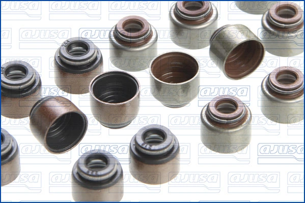 57031600 Ajusa Vedação de válvula (coletor de óleo), admissão/escape, kit para um motor