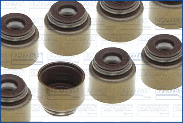 57018800 Ajusa Vedação de válvula (coletor de óleo), admissão/escape, kit para um motor