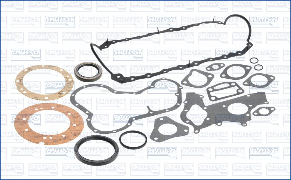 Compre 54018400 Ajusa Kit inferior de vedantes de motor
