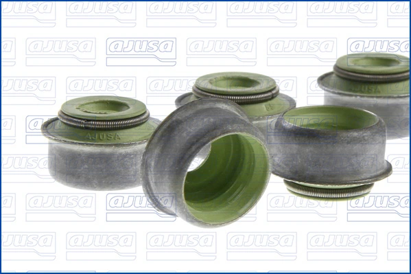 57003800 Ajusa Vedação de válvula (coletor de óleo), admissão/escape, kit para um motor