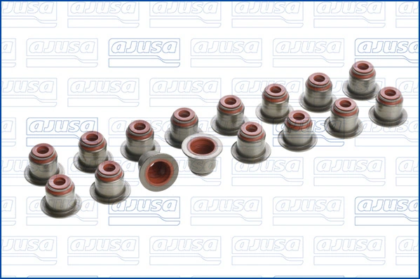 Vedação de válvula (coletor de óleo), admissão/escape, kit para um motor Ajusa 57043000 preço, a partir de 29,62 USD
