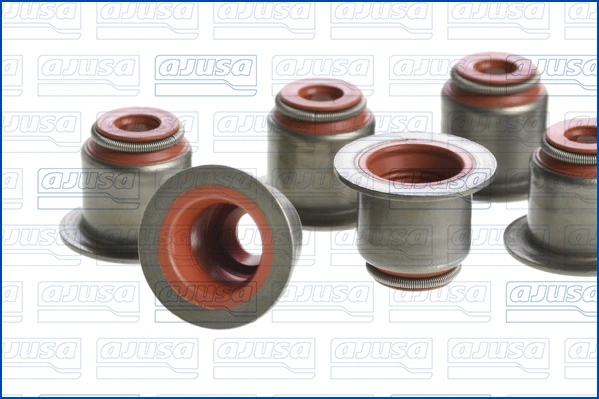 57043000 Ajusa Vedação de válvula (coletor de óleo), admissão/escape, kit para um motor