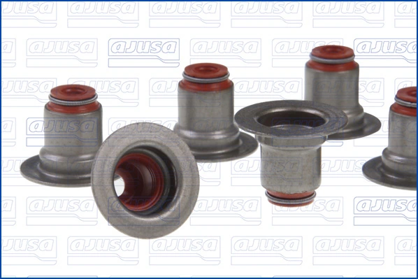 57042300 Ajusa Vedação de válvula (coletor de óleo), admissão/escape, kit para um motor