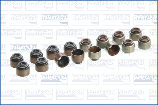Vedação de válvula (coletor de óleo), admissão/escape, kit para um motor Ajusa 57031600 preço, a partir de 22,97 USD