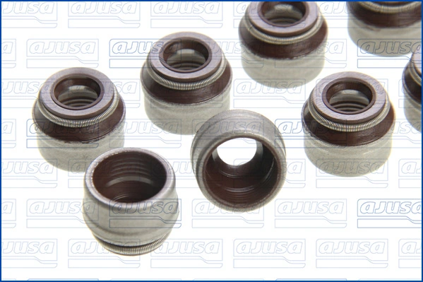 57009700 Ajusa Vedação de válvula (coletor de óleo), admissão/escape, kit para um motor