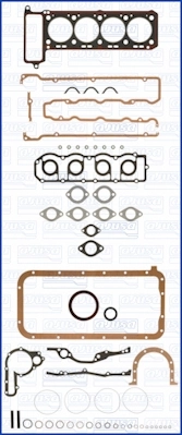 S3114100 Glaser Kit de vedantes de motor completo