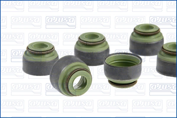 57005400 Ajusa Vedação de válvula (coletor de óleo), admissão/escape, kit para um motor