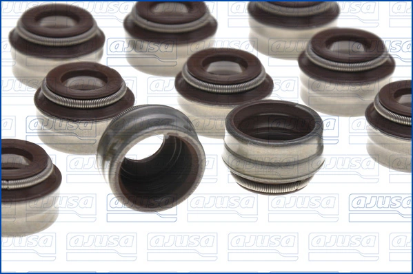 57048400 Ajusa Vedação de válvula (coletor de óleo), admissão/escape, kit para um motor