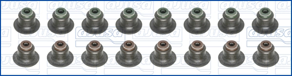 Vedação de válvula (coletor de óleo), admissão/escape, kit para um motor BE8Z6571C Ford
