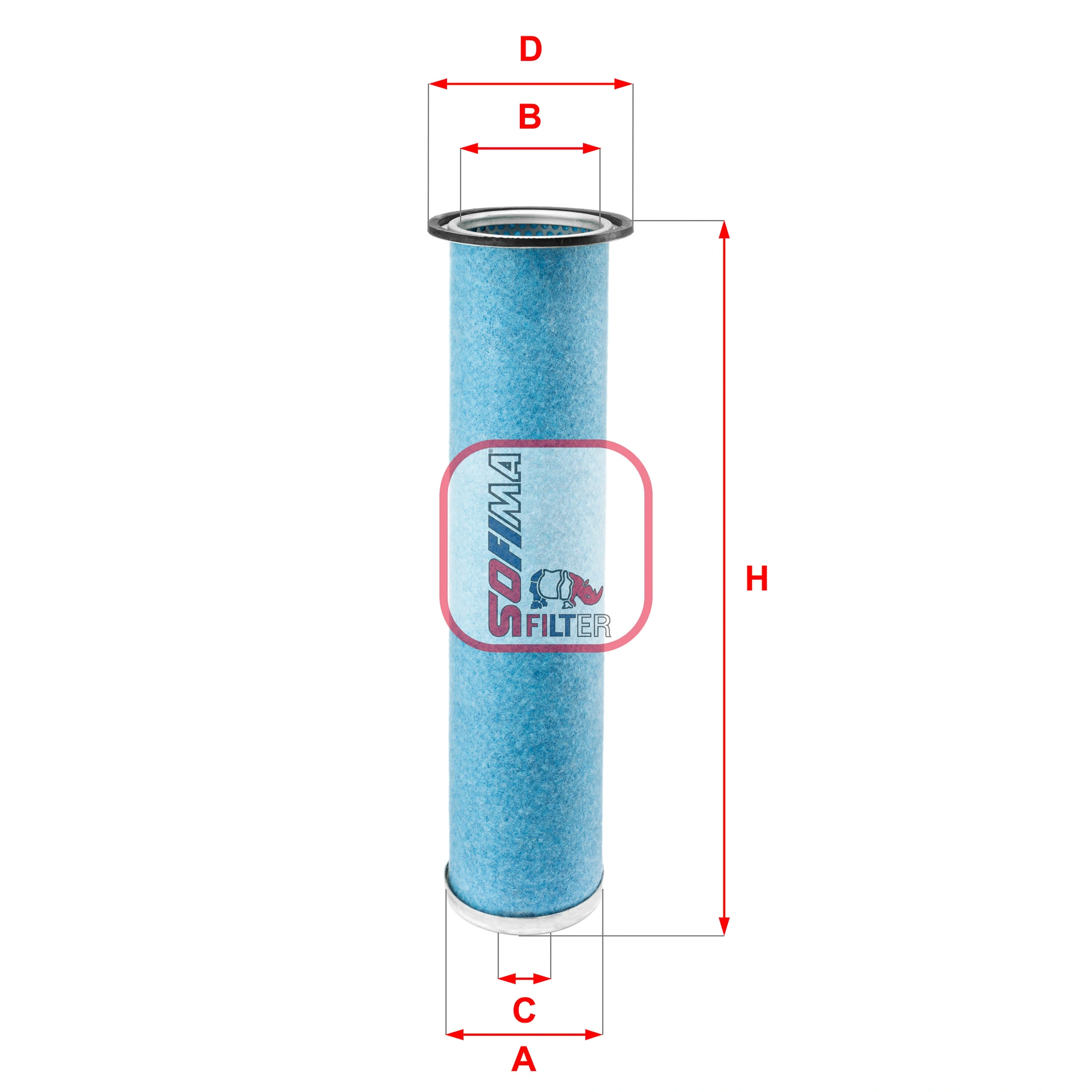 Filtro de ar 8015449 Iveco