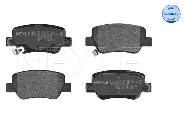 Sapatas do freio traseiras de disco para Toyota Avensis III T27