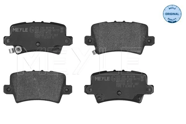 Sapatas do freio traseiras de disco para Honda Civic VIII TYPE R FN