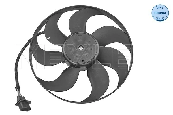 Ventilador elétrico de esfriamento montado (motor + roda de aletas) EV0010193 Jdeus