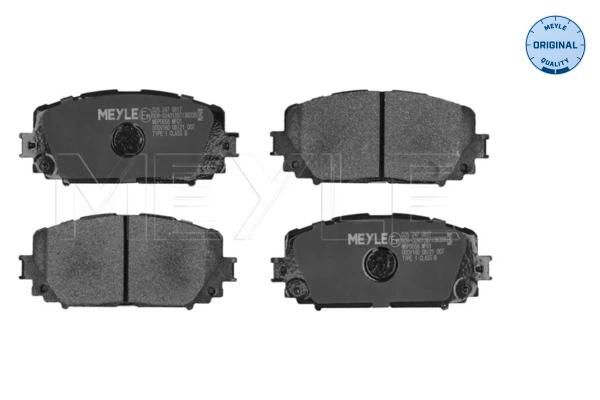 044650D150 Toyota Sapatas do freio dianteiras de disco