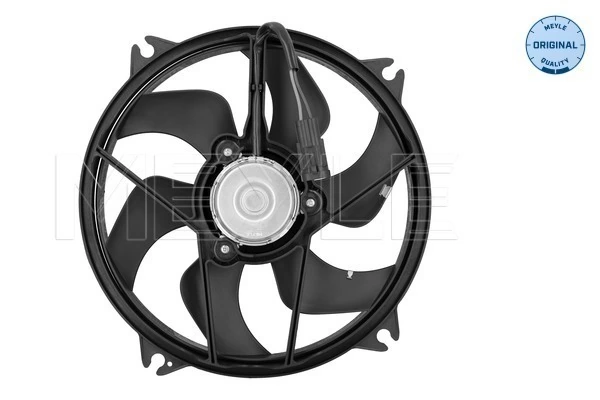 Ventilador elétrico de esfriamento montado (motor + roda de aletas) para Peugeot 307  3A, 3C