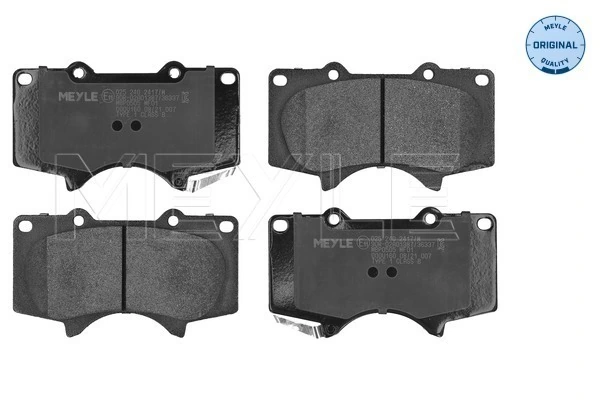 Sapatas do freio dianteiras de disco para Toyota Hilux  KUN25