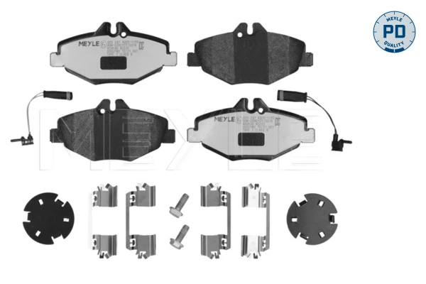 Sapatas do freio dianteiras de disco Mercedes E sedan (W211) (2002 - 2008) 