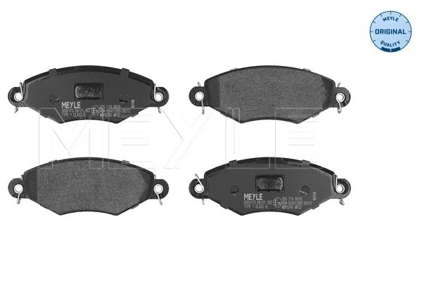 DP61041 Brembo Sapatas do freio dianteiras de disco