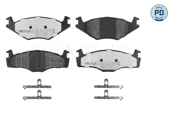 Sapatas do freio dianteiras de disco para Volkswagen Jetta I 16