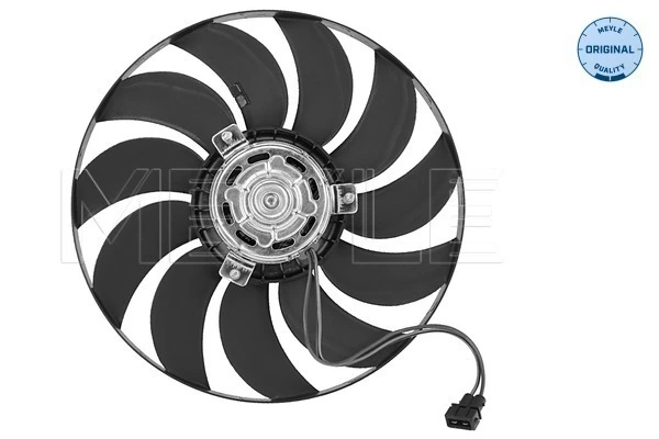 Ventilador elétrico de esfriamento montado (motor + roda de aletas) Volkswagen Transporter T4 70A, 70H, 7DA, 7DH