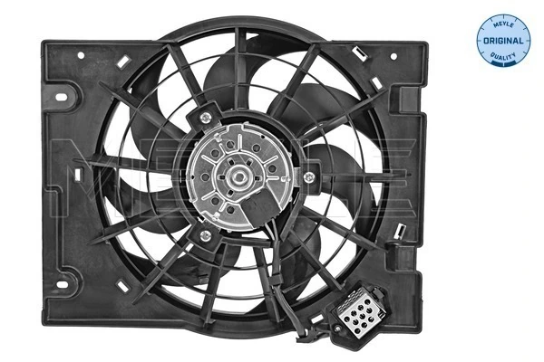 14959040 AND Difusor do radiador de esfriamento, montado com motor e roda de aletas
