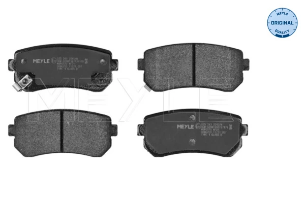 Sapatas do freio traseiras de disco para KIA Rio II JB