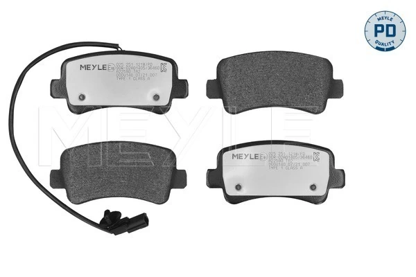Sapatas do freio traseiras de disco para Renault Master III FV