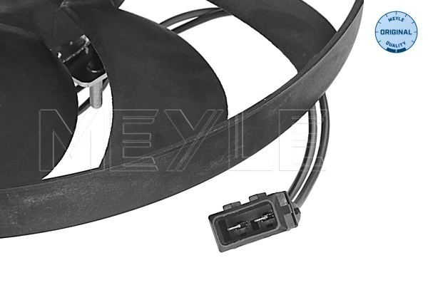 Ventilador elétrico de esfriamento montado (motor + roda de aletas) para Volkswagen Transporter T4 70A, 70H, 7DA, 7DH