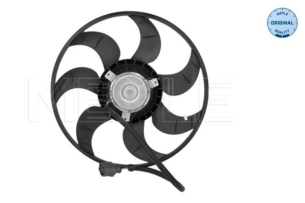 Ventilador elétrico de esfriamento montado (motor + roda de aletas) para Volkswagen Multivan T5 7HM, 7HN, 7HF, 7EF, 7EM, 7EN