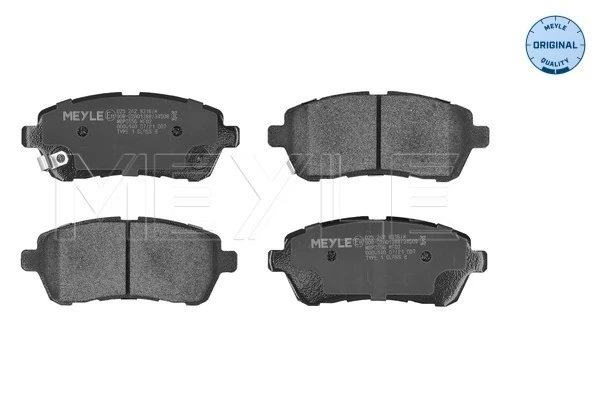 5581068L50 Suzuki Sapatas do freio dianteiras de disco